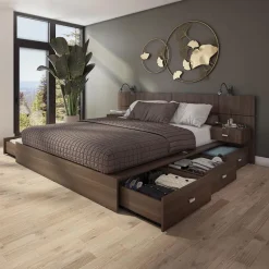 Queen Storage Bedroom Set with 6-Drawer Storage (60