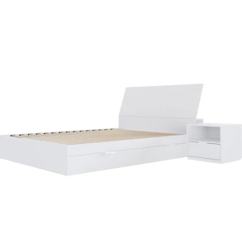 Queen Storage Bedroom Set (60") - 3 pcs - Nexera