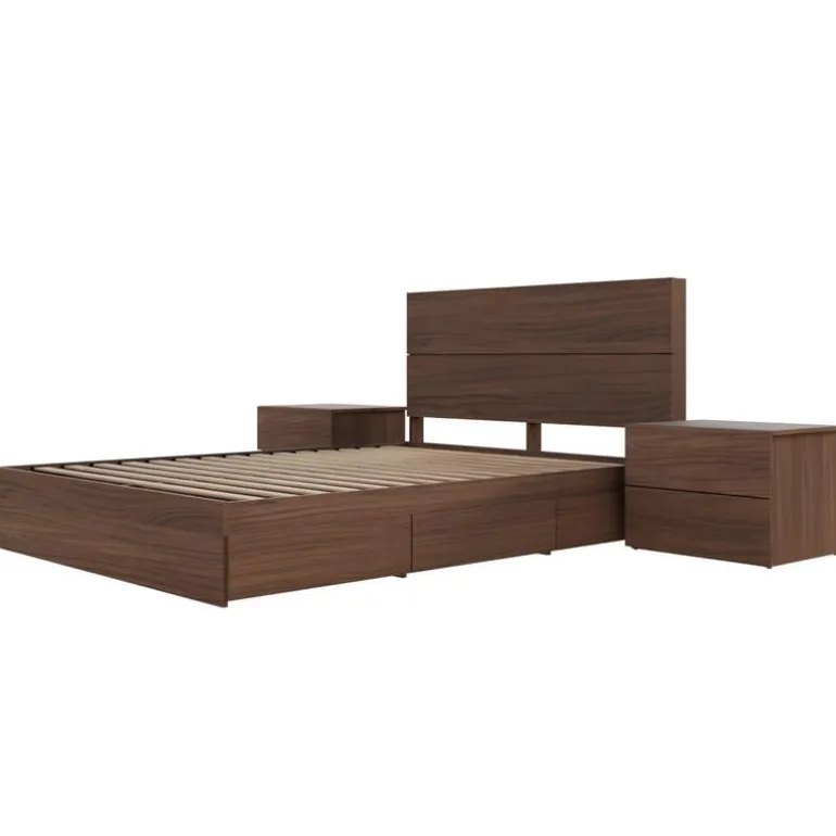 Queen Storage Bedroom Set (60") - 4 pcs - Nexera