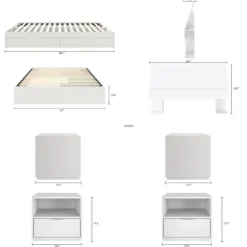 Queen Storage Bedroom Set (60