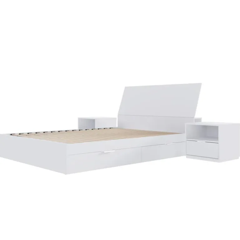 Queen Storage Bedroom Set (60") - 4 pcs - Nexera