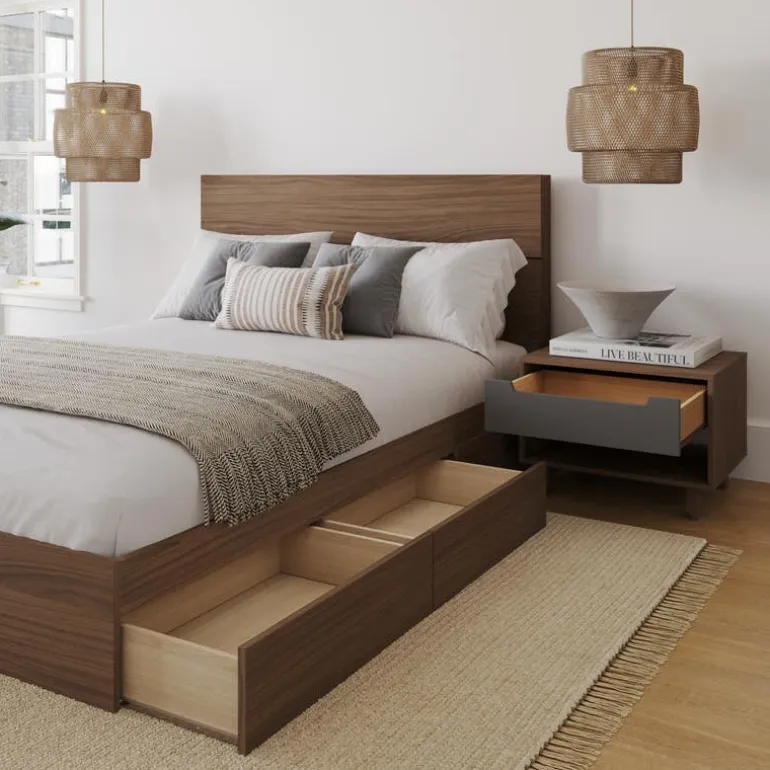 Queen Storage Bedroom Set (60") - 3 pcs - Nexera