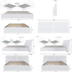 Queen Storage Bedroom Set (60