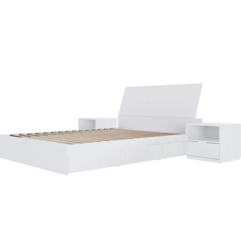 Queen Storage Bedroom Set (60") - 4 pcs - Nexera
