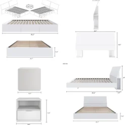 Queen Storage Bedroom Set (60