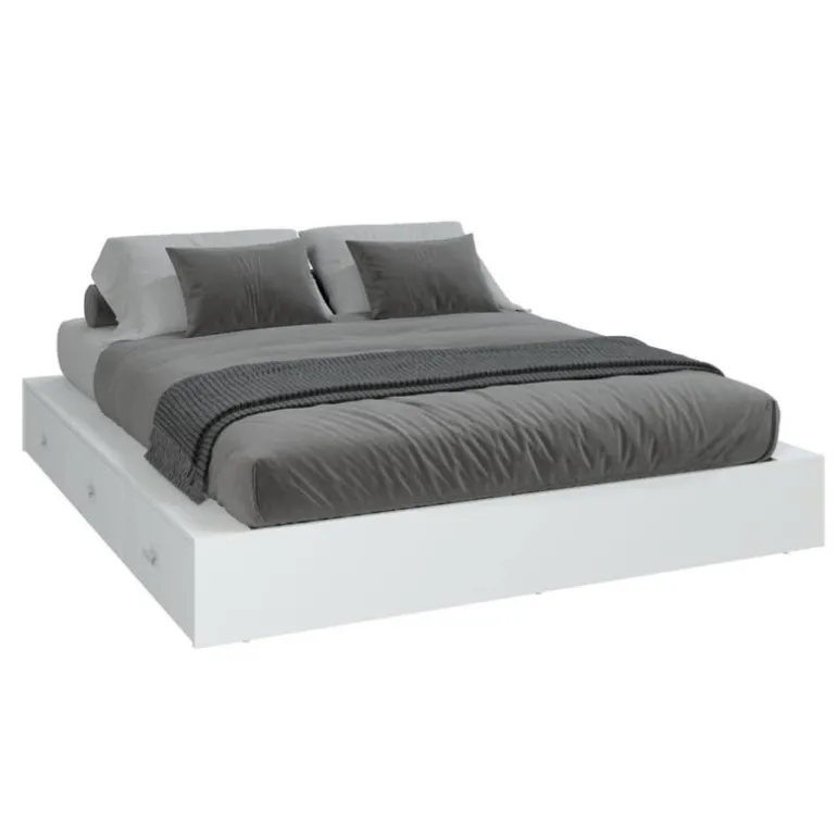Queen Storage Bedroom Set with 6-Drawer Storage (60") - 4 pcs