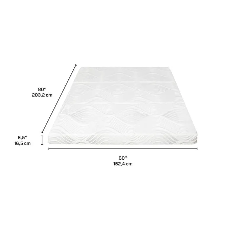Queen Tri-Fold Memory Foam Mattress - 60"