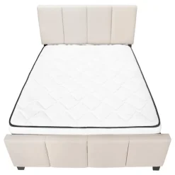 Queen Upholstered Bed with Headboard (60
