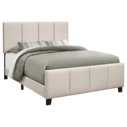 Queen Upholstered Bed with Headboard (60