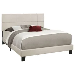 Queen Upholstered Bed with Headboard (60