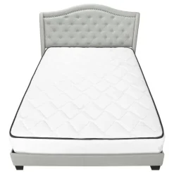 Queen Velvet Bed with Headboard (60