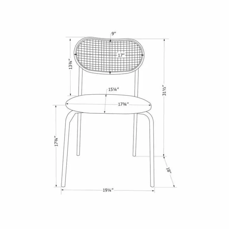 Rattan Dining Chair - Set Of 2 - South Shore