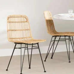 Rattan Dining Chair. Set Of 2 - South Shore