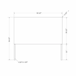 Rattan Headboard (60
