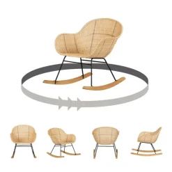 Rattan Rocking Chair