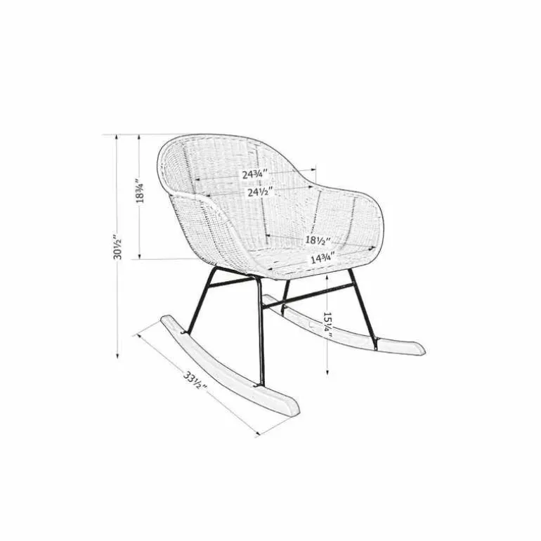 Rattan Rocking Chair