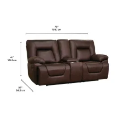 Reclining Loveseat with Console