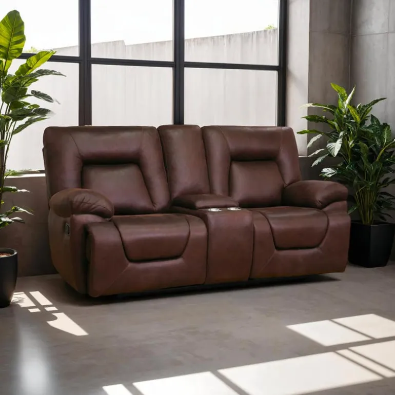 Reclining Loveseat with Console