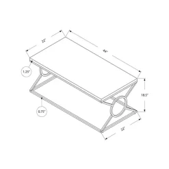 Rectangular Coffee Table - Monarch