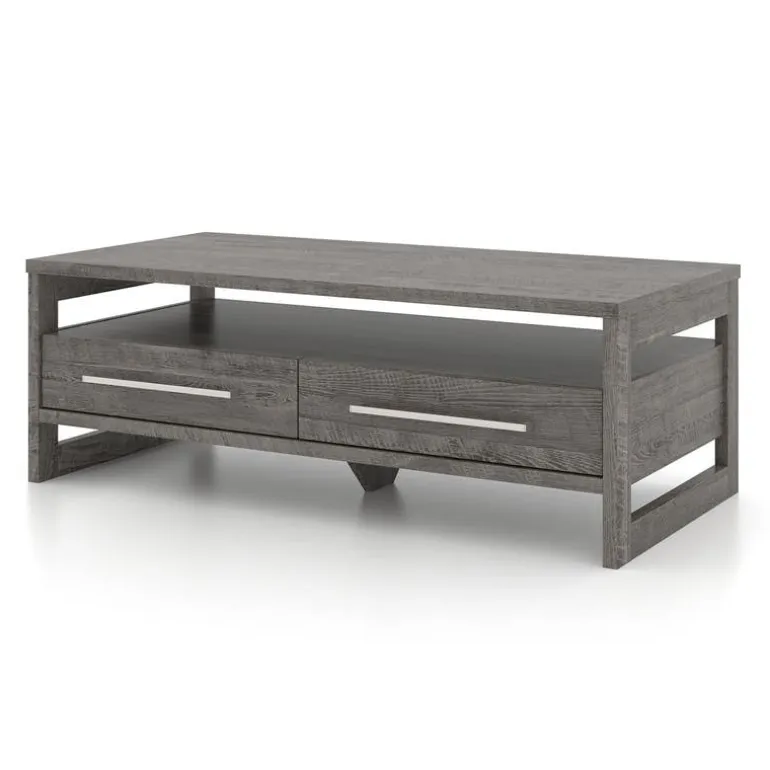 Rectangular Coffee Table with Storage
