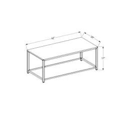 Rectangular Coffee Table - Monarch