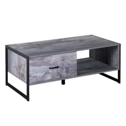 Rectangular Coffee Table with Storage