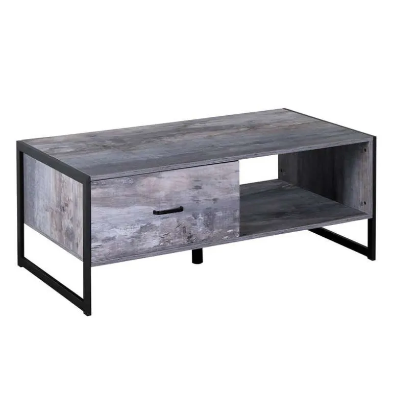 Rectangular Coffee Table with Storage