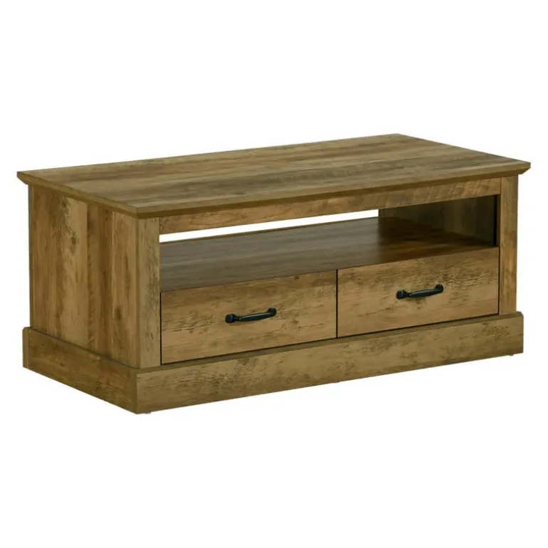 Rectangular Coffee Table with Storage 42" - Monarch