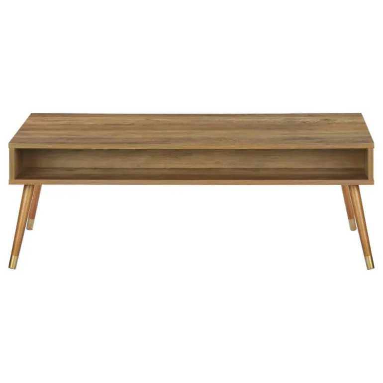 Rectangular Coffee Table with Storage - Monarch