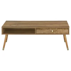 Rectangular Coffee Table with Storage - Monarch