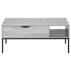Rectangular Coffee Table with Storage - Monarch