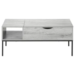 Rectangular Coffee Table with Storage - Monarch