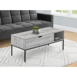 Rectangular Coffee Table with Storage - Monarch