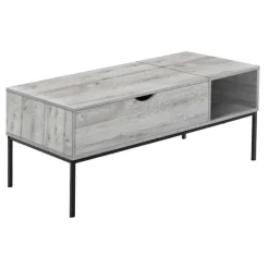 Rectangular Coffee Table with Storage - Monarch