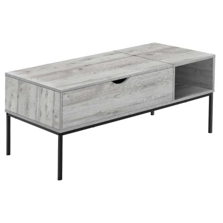 Rectangular Coffee Table with Storage - Monarch