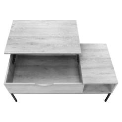 Rectangular Coffee Table with Storage - Monarch