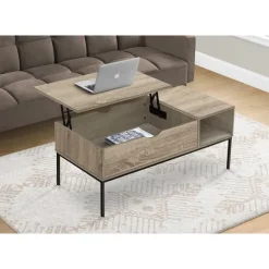 Rectangular Coffee Table with Storage - Monarch
