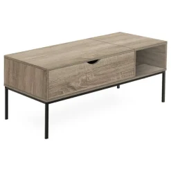 Rectangular Coffee Table with Storage - Monarch