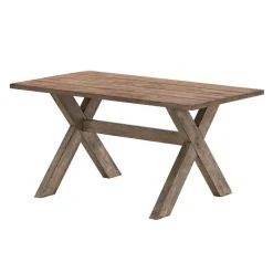 Rectangular Dining Table with 4 Chairs - Beige