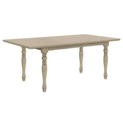Rectangular Extendable Dining Table 60" to 78" - Monarch