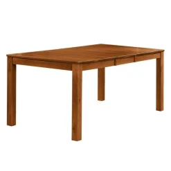 Rectangular Extendable Solid Wood Dining Table 54" to 70"