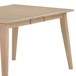 Rectangular Extendable Solid Wood Dining Table 48