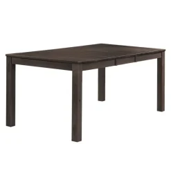 Rectangular Extendable Solid Wood Dining Table 54" to 70"