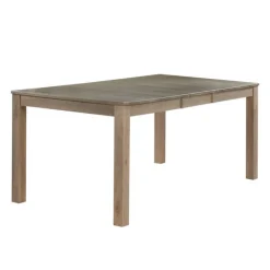 Rectangular Extendable Solid Wood Dining Table 54" to 70"
