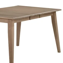 Rectangular Extendable Solid Wood Dining Table 48" to 60" - Grey
