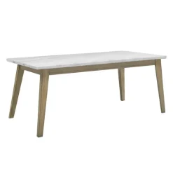 Rectangular Marble Top Dining Table 72"