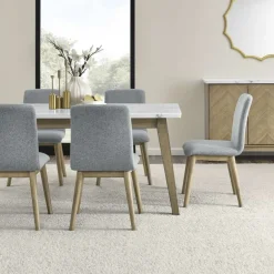 Rectangular Marble Top Dining Table 72