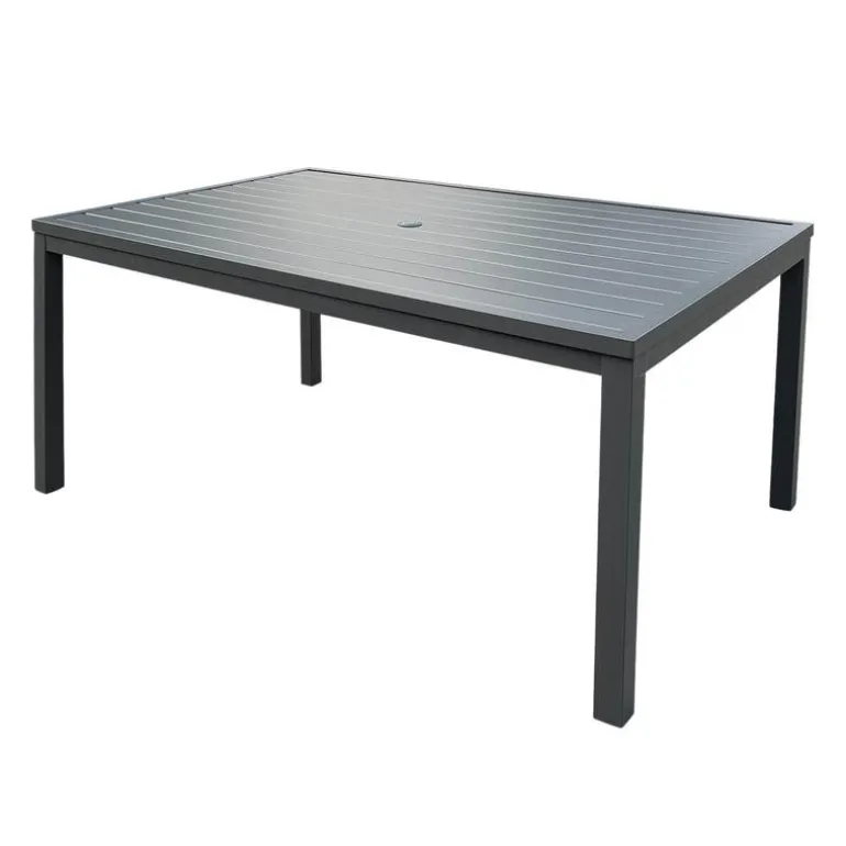 Rectangular Metal Outdoor Dining Table