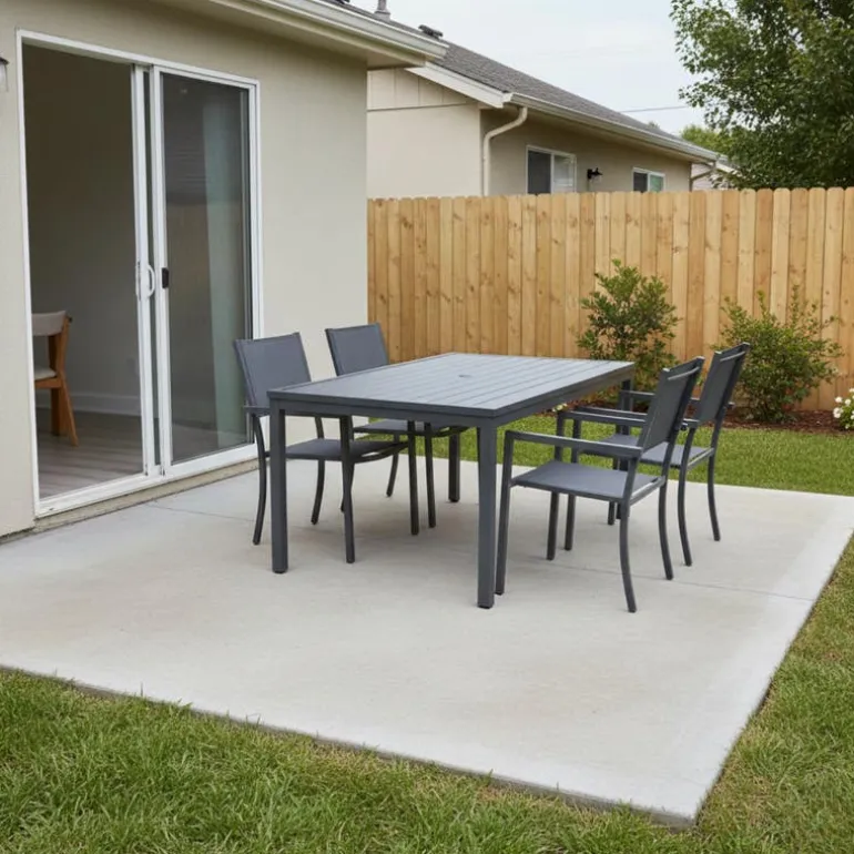 Rectangular Metal Outdoor Dining Table