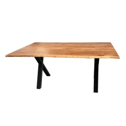 Rectangular Solid Wood Dining Table - 67